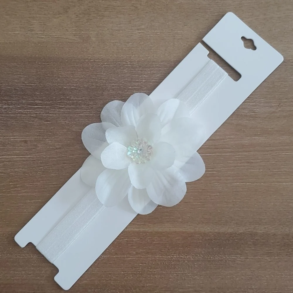 NWT Sequin Flower Headband